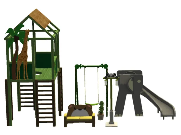 Animals About Playground - The Sims 2 Custom Content