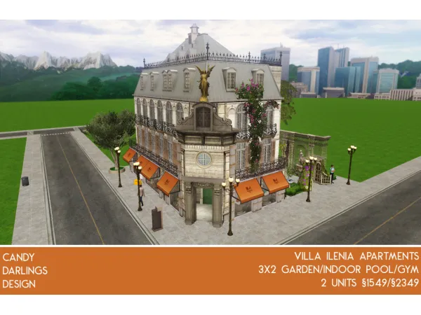 VILLA ILENIA APARTMENTS - The Sims 2 Custom Content