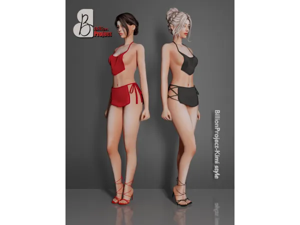 Alpha Kimi style by BillionProject666 - The Sims 4 Custom Content
