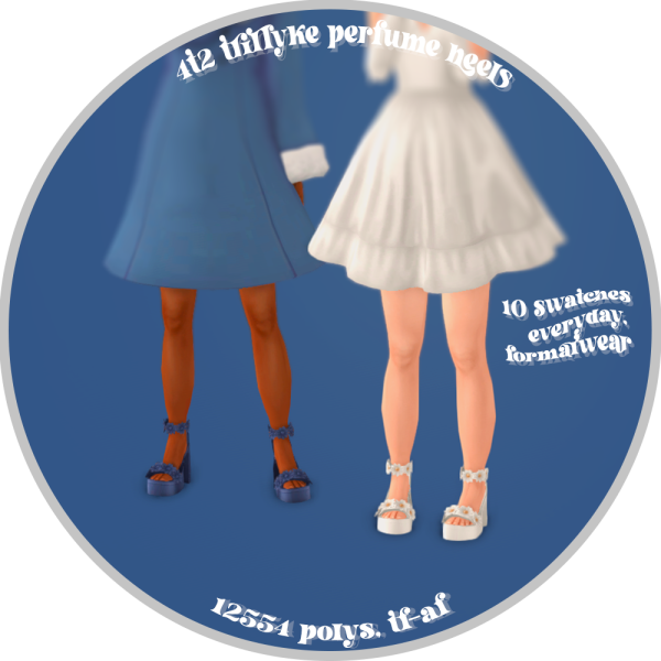 perfume heels by simsfinds - The Sims 2 Custom Content