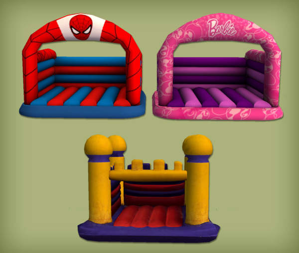 Bouncing Castles Functional for by simsfinds - The Sims 2 Custom Content