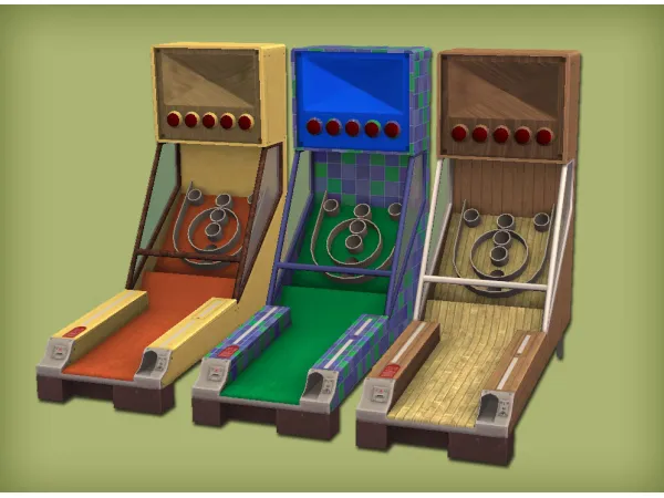Skeeball Classic Functional for - The Sims 2 Custom Content