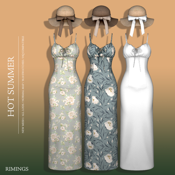 Alpha [RIMINGS] HOT SUMMER by simsfinds - The Sims 4 Custom Content