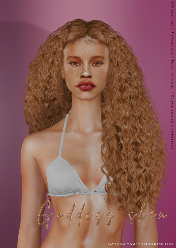 Alpha Goddess SKIN TRAY FILES by simsfinds - The Sims 4 Custom Content