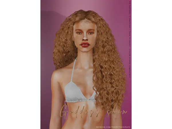 Alpha Goddess SKIN TRAY FILES by OneOfTheseDays - The Sims 4 Custom Content