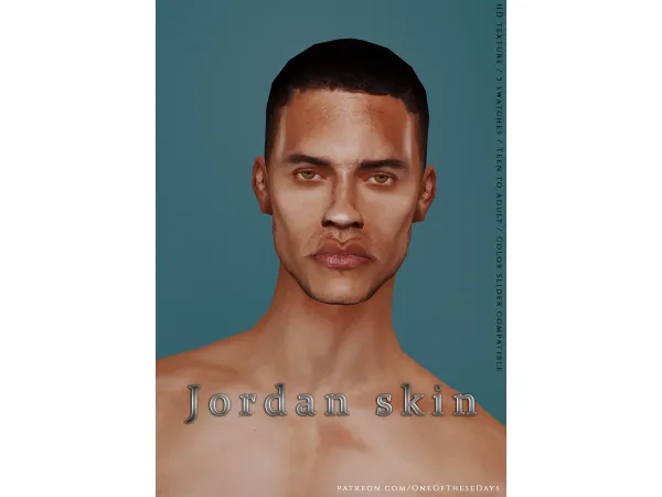 Alpha Jordan SKIN - The Sims 4 Custom Content