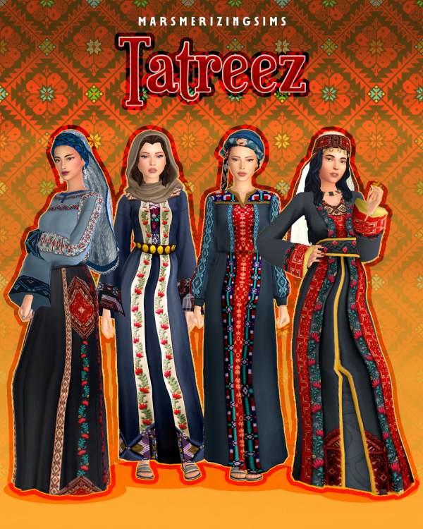 Maxis Match TATREEZ (Public June 29th) by simsfinds - The Sims 4 Custom Content