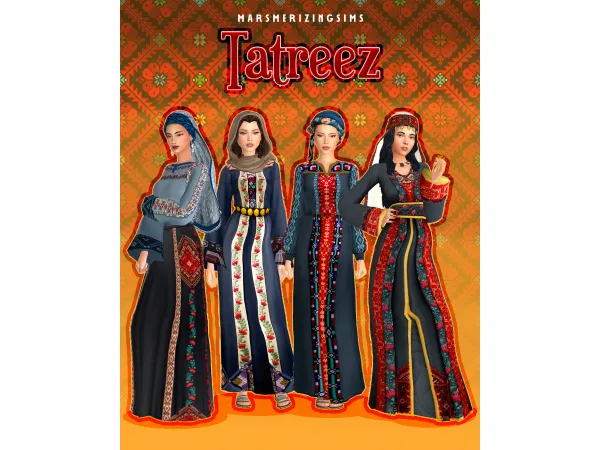 Maxis Match TATREEZ (Public June 29th) by marsmerizingsims - The Sims 4 Custom Content
