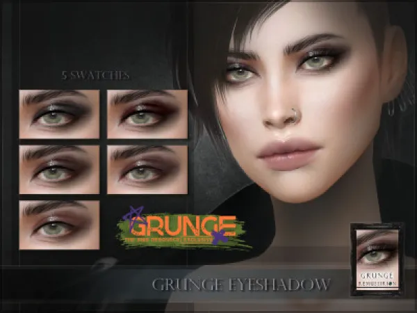 Mix Grunge Eyeshadow ( ) - The Sims 4 Custom Content