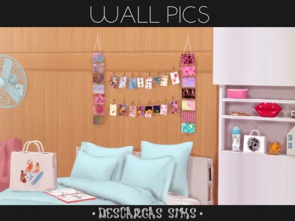 Alpha Wall Pics - The Sims 4 Custom Content