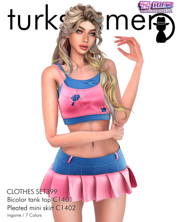 Alpha CLOTHES SET399 by daphsmods - The Sims 4 Custom Content