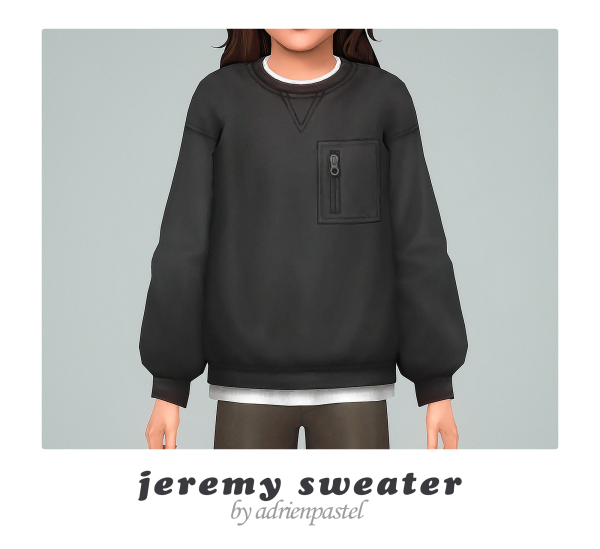 Maxis Match Jeremy Sweater by simsfinds - The Sims 4 Custom Content