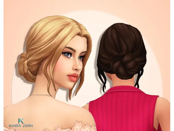 Maxis Match Marlene Bun - The Sims 4 Custom Content