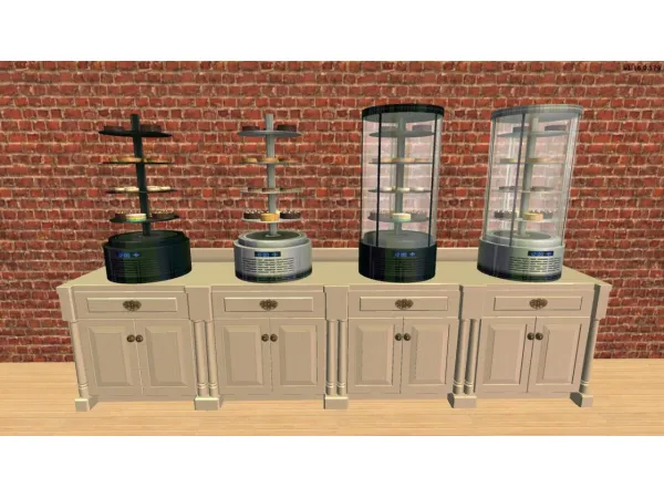 [4t2 Bakery Cake Rotating Display] - The Sims 2 Custom Content