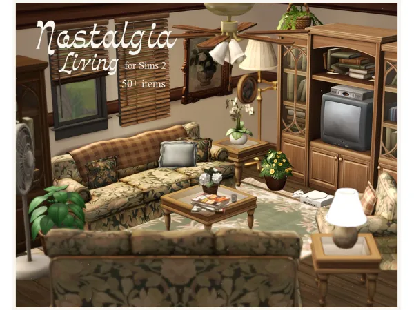 The Nostalgia Living - The Sims 2 Custom Content