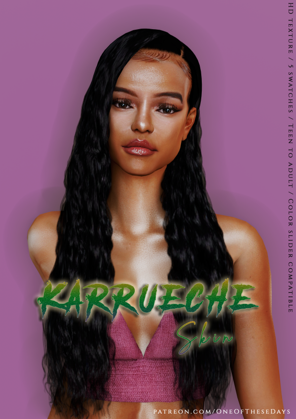 Alpha Karrueche SKIN by simsfinds - The Sims 4 Custom Content