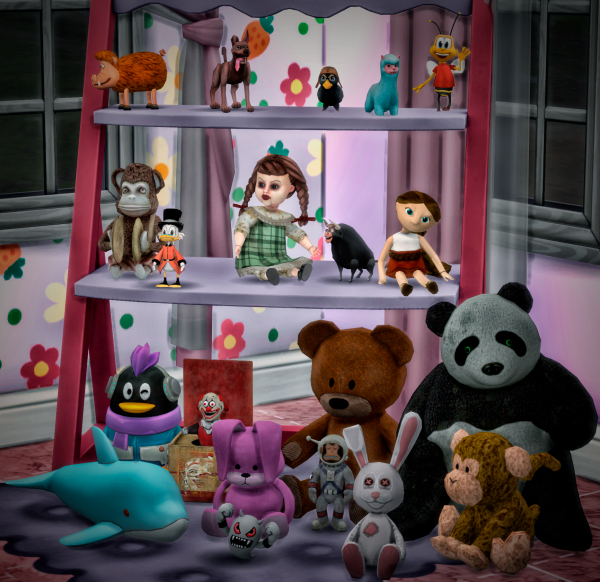Mix Children Toys CLUTTER Jennisims by simsfinds - The Sims 4 Custom Content