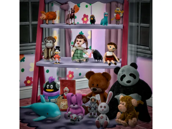 Mix Children Toys CLUTTER Jennisims by Jennifer - The Sims 4 Custom Content