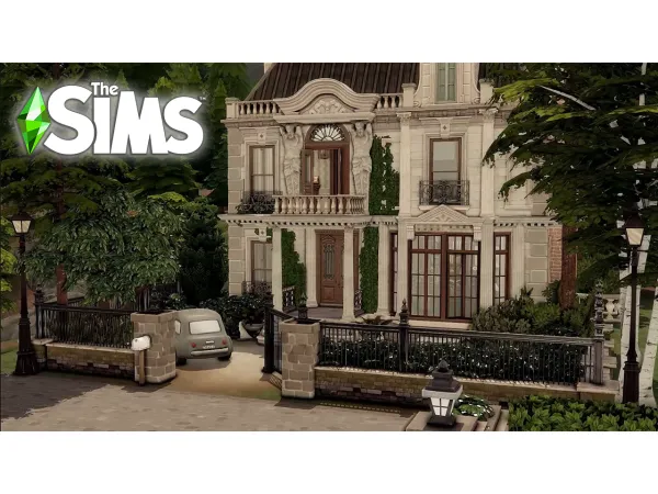 Maxis Match Brooks Bridge house by bojanasims - The Sims 4 Custom Content