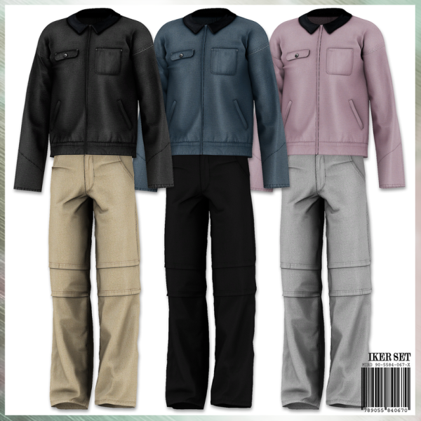 Alpha IKER Set by simsfinds - The Sims 4 Custom Content