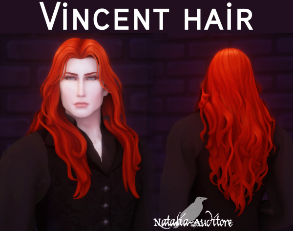 Maxis Match Vincent Hair by simsfinds - The Sims 4 Custom Content