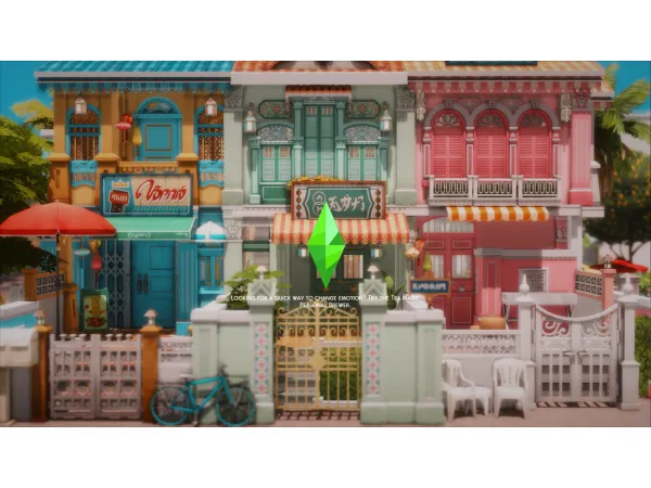 Mix 4 townhouse loading screens by thatonegreenleaf - The Sims 4 Custom Content