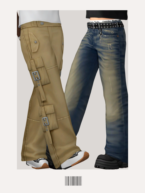 Maxis Match Bottoms Set by simsfinds - The Sims 4 Custom Content