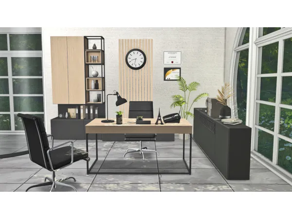 Alpha Office Sirens - The Sims 4 Custom Content