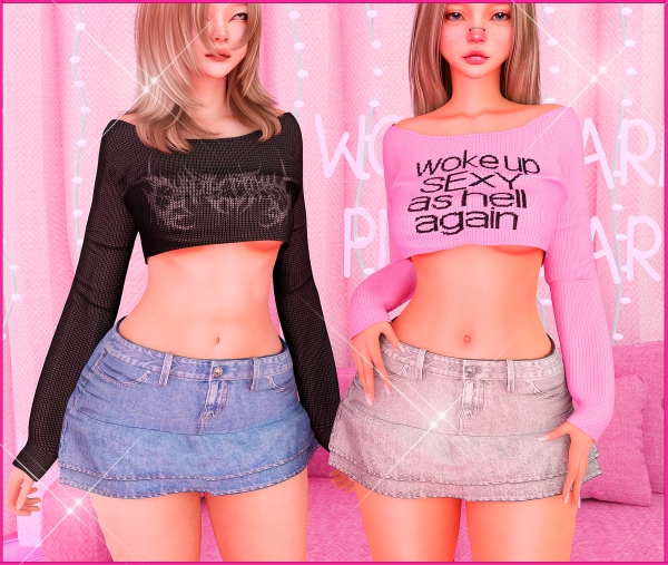 Alpha Venus sauge set by unknown66irl - The Sims 4 Custom Content