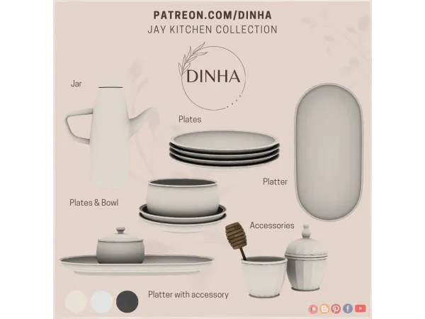 Mix Jay Kitchen Collection - The Sims 4 Custom Content