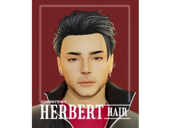 Maxis Match Herbert Hair by johnnysims - The Sims 4 Custom Content