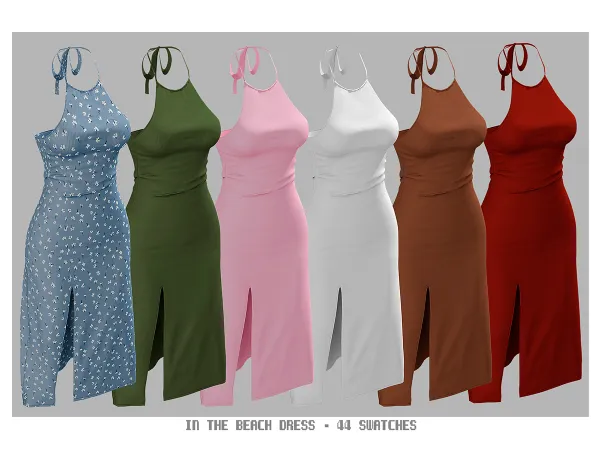 Alpha In the beach dress - The Sims 4 Custom Content
