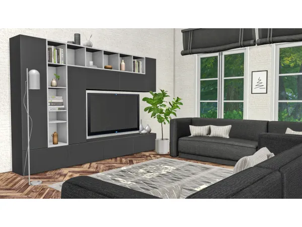 Alpha Gemma Living room - The Sims 4 Custom Content