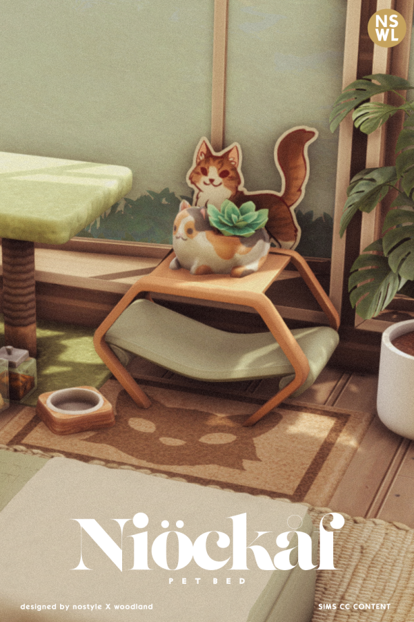 Maxis Match pet bed by simsfinds - The Sims 4 Custom Content
