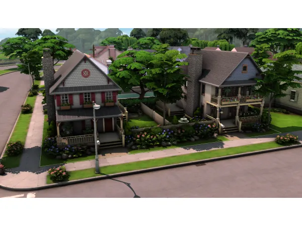 Maxis Match Bargain Bend Bungalows NO by zhepomme - The Sims 4 Custom Content