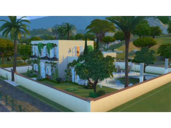 Maxis Match illa Athena by Henrik - The Sims 4 Custom Content