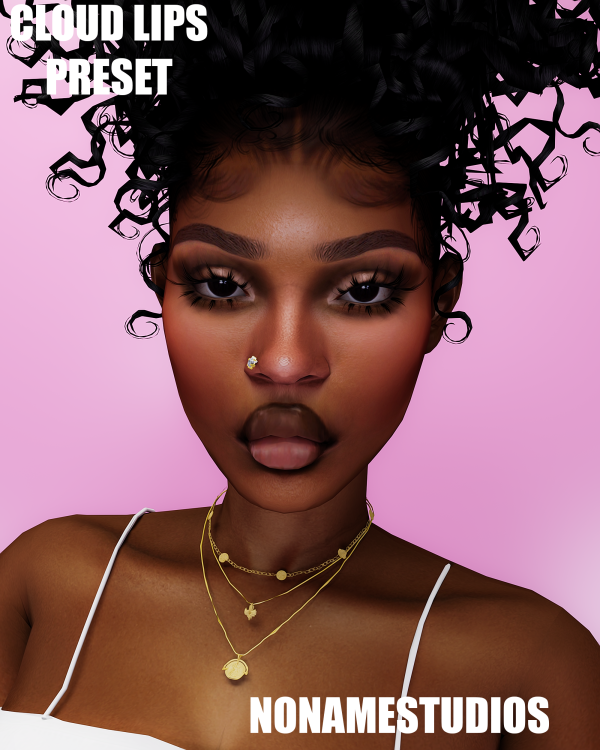 Mix Cloud Lips Preset by simsfinds - The Sims 4 Custom Content