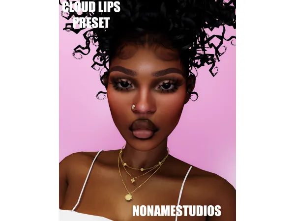 Mix Cloud Lips Preset by nonvmestudios - The Sims 4 Custom Content