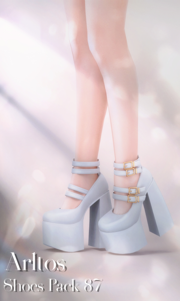 Alpha Shoes pack 86 by simsfinds - The Sims 4 Custom Content