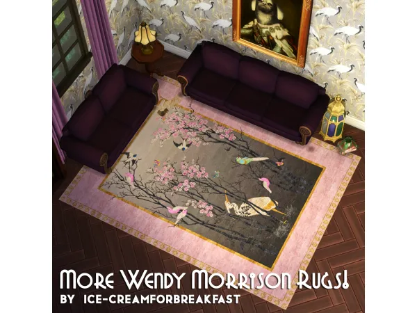 Mix Even More Wendy Morrison Rugs by icecreamforbreakfast - The Sims 4 Custom Content