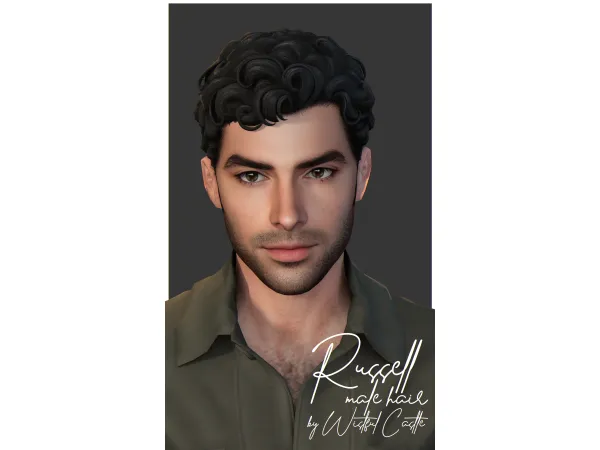 Maxis Match Russell (Male Hair) by wistfulcastle - The Sims 4 Custom Content