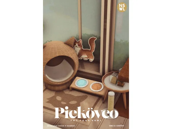 Maxis Match pet bowl - The Sims 4 Custom Content