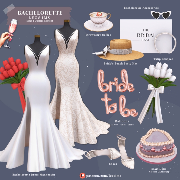 Mix Bachelorette by leosims4cc - The Sims 4 Custom Content