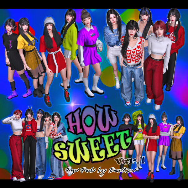 Mix H O W S W E E T (ver1) by simsfinds - The Sims 4 Custom Content