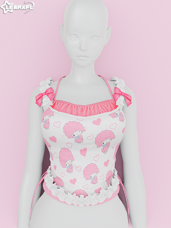 Alpha My Melody Sweet Piano Top [1718 Items] by simsfinds - The Sims 4 Custom Content