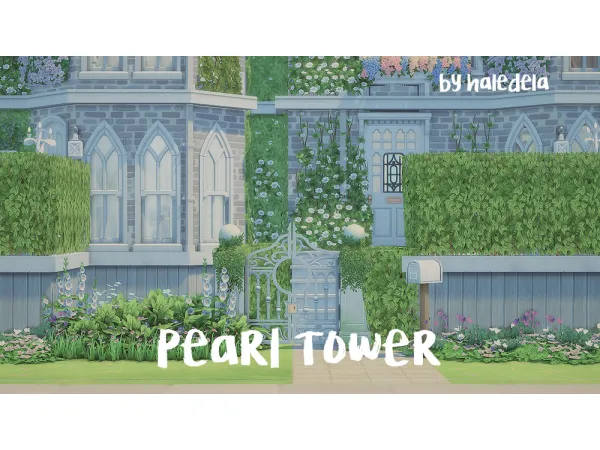 Maxis Match haledela Pearl Tower - The Sims 4 Custom Content