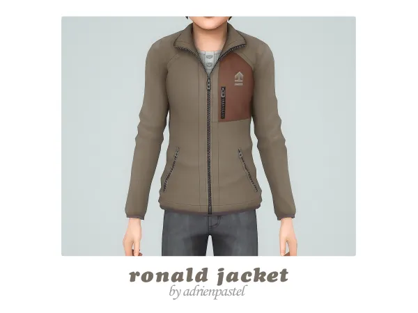 Maxis Match Ronald Jacket Trousers (Kids) by adrienpastel - The Sims 4 Custom Content
