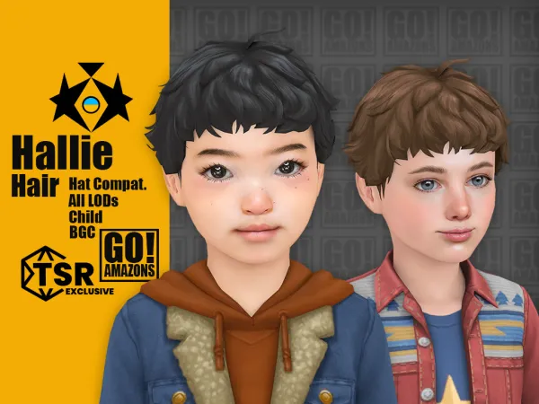 Maxis Match HALLIE - The Sims 4 Custom Content