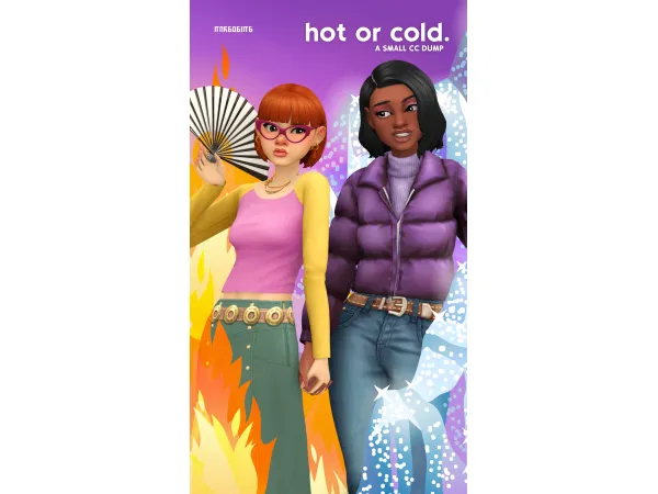 Maxis Match hot or cold dump by marso - The Sims 4 Custom Content