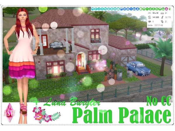 Maxis Match Palm Palace Luna Burgler by AnnettsSims4Welt - The Sims 4 Custom Content